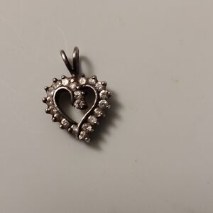 Elegant Silver Heart Pendant